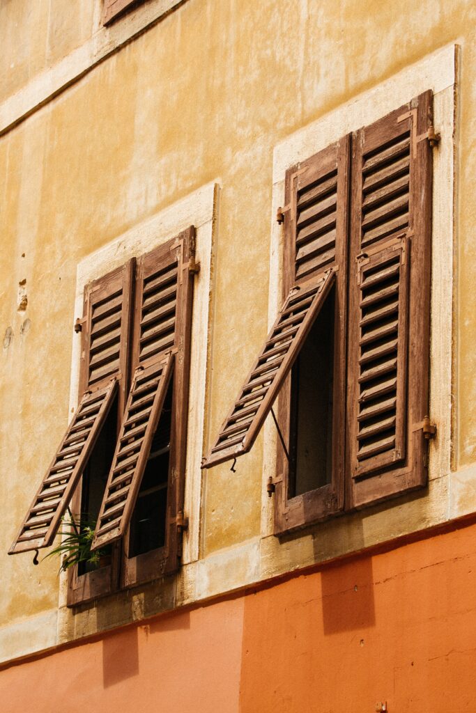 Shutters - with louvers