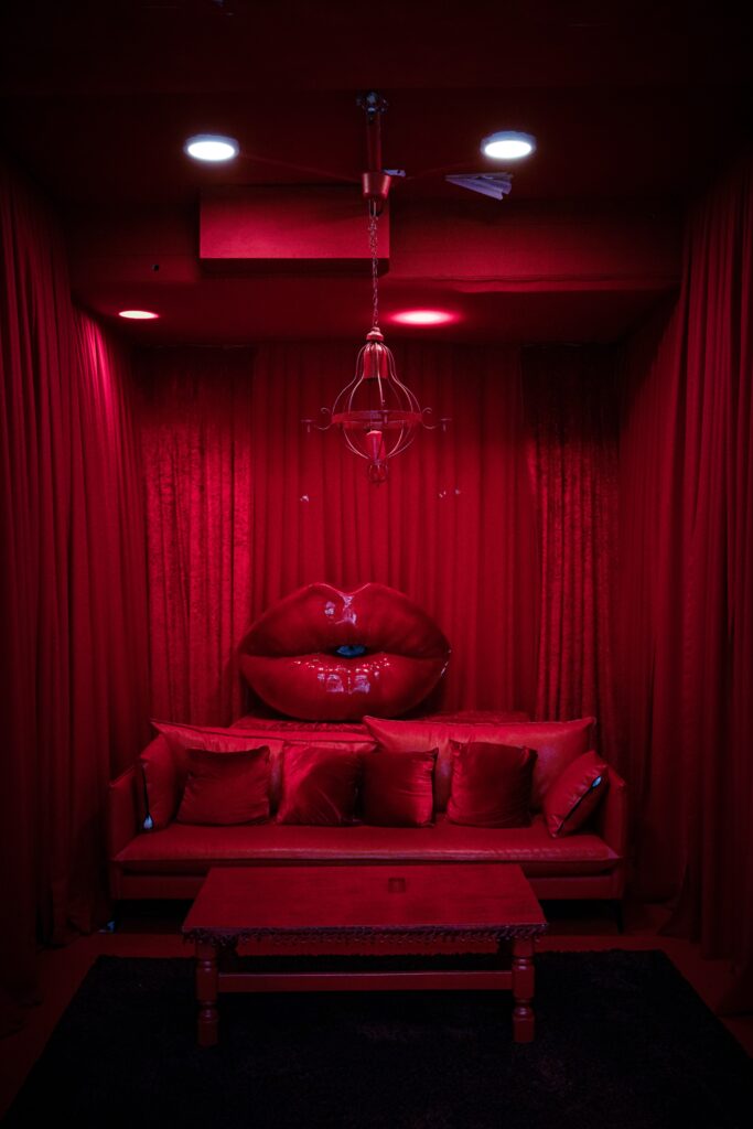 Red luxury room
