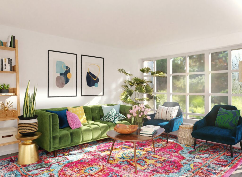 Multiple color and patterns, crazy cushions or not?